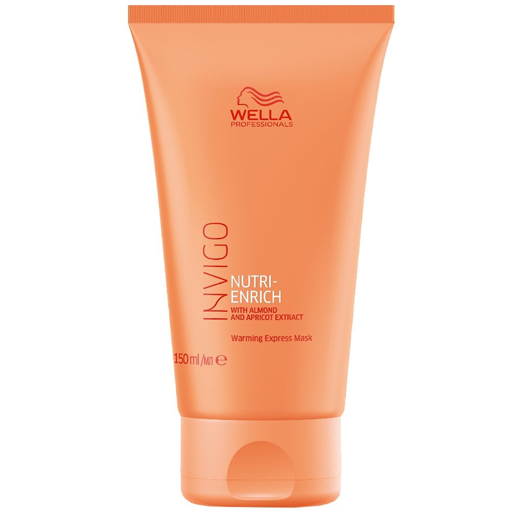 Wella Professionals, Invigo Nutri-Enrich, Extract de migdale și caise, Mască cremă pentru tratamentul părului, Pentru strălucire și finețe, 150 ml